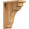 Ekena Millwork Pescadero Rough Sawn Corbel w/Backplate, Western Red Cedar, 6"W x 12"D x 16"H COR06X12X16PEC01RWR - alternate 1
